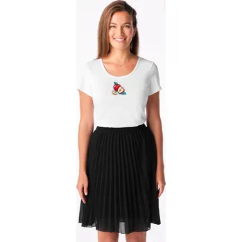 CityZen - BREDA Dámské tričko bílé s potiskem Jablíčka 40