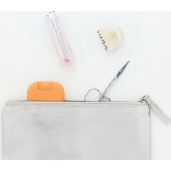 Kosmetická taška Mecol kosmetická taštička stříbrná