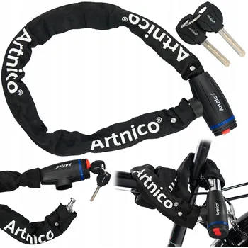 Zámek na kolo Zabezpečení kola řetězem Artnico Łańcuch 900x6mm