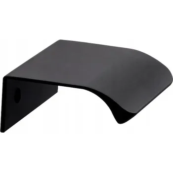 Nábytkové kování Nábytková úchytka hranová HVYT Jawa černá matná 50 mm