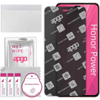 Pouzdro na mobilní telefon Hybridní MATNÉ Sklo pro Honor Power, tvrzená náhrada