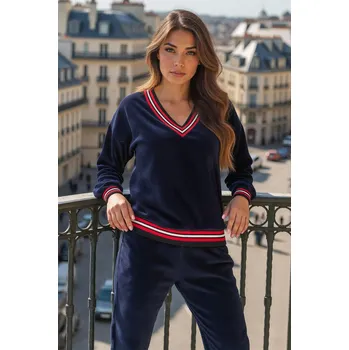 Dámská mikina Dámská mikina Vivisence 9001 Barva: Modrá - tmavě, Velikost: S