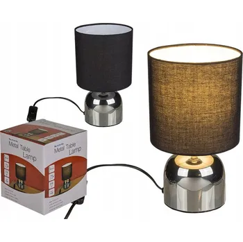 Stojací lampa Stojací lampa stříbrná se stínidlem