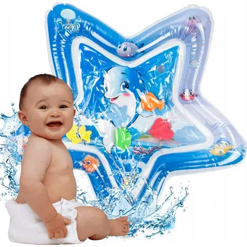 Hračka pro kojence HVĚZDA NAFUKOVACÍ VODNÍ PODLOŽKA PODLOŽKA PRO DĚTI HVĚZDA MINI BAZÉNEK