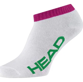 Pánské ponožky Tenisové ponožky HEAD SOCKS TENNIS 1P SNEAKER Barva: Zelená/fialová, Velikost: 43-46