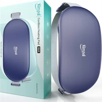 Masážní přístroj SLIMPAL SPC023 Hřejivý pás / polštář s masážní funkcí pro menstruační bolesti BÍLÝ