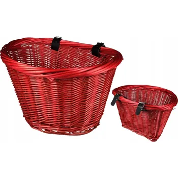 Košík na láhev Přední košík na kolo Manseri WB-245R červený