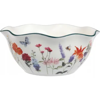 KERAMICKÁ MÍSA 20 cm PÁN KVÍTEK miska SALÁTOVÁ MÍSA 1 L