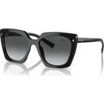 Sluneční brýle Prada 0PR 23ZS 1AB5W154 Black-Polar Grey Gradient
