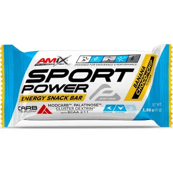 Amix Performance Sport Power Energy Snack Bar Banán & Čokoláda, 45g