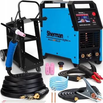 Svářečka Svářečka 2v1 Sherman TIG 200 AC DC 200A LCD PULS