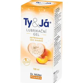 Lubrikační gel Lubrik.gel Ty&Já parf.vůní broskve 100ml Dr.Müller