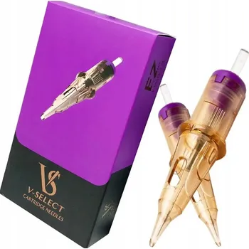 Tetovací jehla V-SELECT cartridge PMU 1RL 0,35 mm 20 ks kartridží
