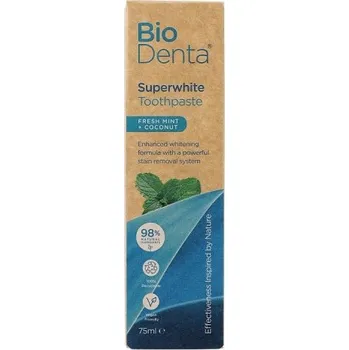 zubní pasta BioDenta Total Care Zubní pasta Fresh Mint + Kokos 75 ml