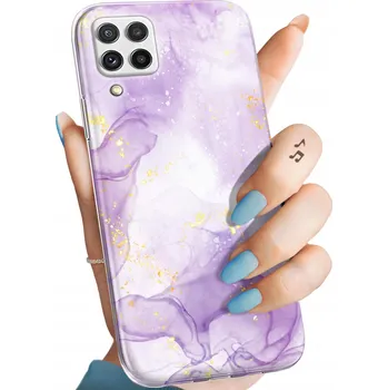 Pouzdro na mobilní telefon Zadní Kryt Hello Case pro Samsung Galaxy A22 4G (LTE) fialový