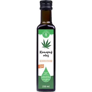 Rostlinný olej Zelená Země Konopný olej BIO 250 ml - EXPIRACE