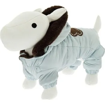 Obleček pro psa Ferribiella Kombinézka s kapucí modrá, Velikost: 24 cm