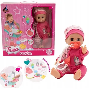 Panenka PANENKA MIMINKO TOSIA S INTERAKTIVNÍ VANIČKOU A PŘÍSLUŠENSTVÍM KE HRANÍ