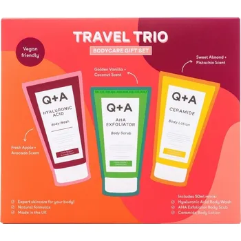 Kosmetická sada Q+A Dárková sada péče o tělo 3 ks
