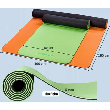 podložka na cvičení Podložka na cvičení Movit 190 cm x 60 cm modrá