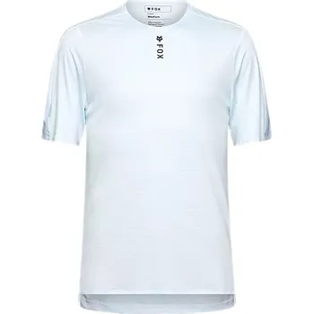 Cyklistické kalhoty Pánský cyklistický dres Fox Flexair Pro Ss Jersey Pale Blue