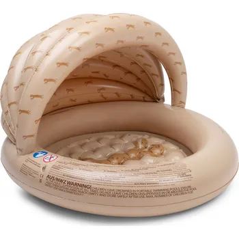Nafukovací kruh Nafukovací bazén se stříškou Brown Leopard 100 cm