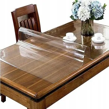 Psací stůl OCHRANNÁ PODLOŽKA POD STŮL/PSACÍ STŮL 80X120CM - MĚKKÉ SKLO NA DESKU