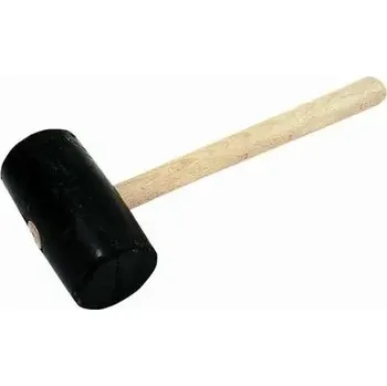 Dílna Gumová palice s dřevěnou násadou 65 mm (38.01-021)