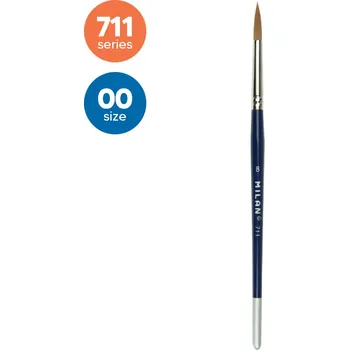 Umělecký štětec Štětec kulatý MILAN Fine Selection č. 00 - 711
