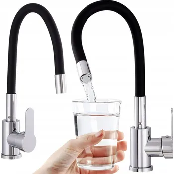 Vodovodní baterie Stojánková kuchyňská baterie Gamma, stříbrná