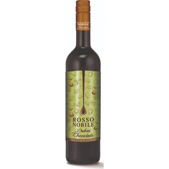 Víno Rosso Nobile Dubai Chocolate 0,75l - exkluzivní aromatizovaný vinný nápoj z Francie Luxusní aromatizovaný vinný nápoj s příchutí dubai čokolády