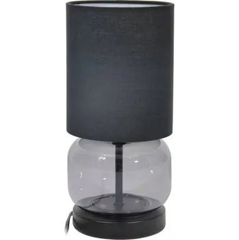 Lampička Stolní lampa Italux Dorme černá, šedá 40 W