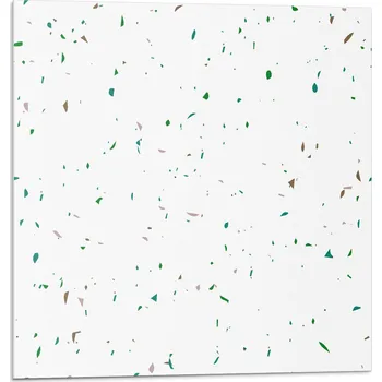 Vinylové dlaždice s grafikou do koupelny Abstraktní vzor s tečkami 9x30x30