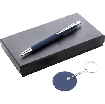 Miroset sada pera a přívěšku na klíče - tmavě modrá - AP808181-06A