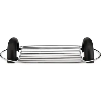 Topinkovač Ohřívač pečiva TORU, stříbrná / černá, nerezová ocel, Alessi