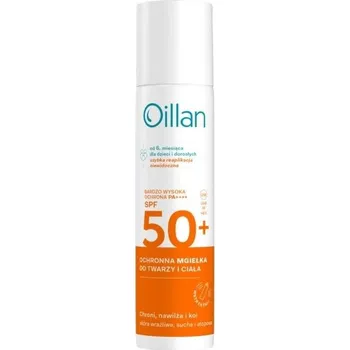 Přípravek na opalování OILLAN Sluneční mlha s ochranným faktorem SPF 50 pro citlivou pokožku 75 ml