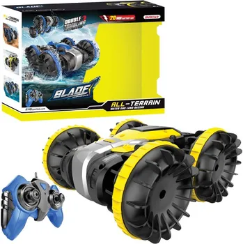 RC model auta R/C 1:18 Obojživelné auto - žluté
