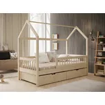 ADRK dětská postel domek GALICJA, velikost lůžka: 140x70 cm