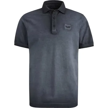 Pánské tričko PME Legend Polo Cold Dye Pique Polo Tričko Tmavě Modré XL