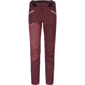 Dámské softshellové kalhoty Ortovox Westalpen Softshell Pants W winetasting S