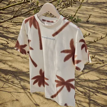 Dětská móda Reserved - Bavlněné tričko - krémová - 122CJ-01X - 122CJ-01X-122