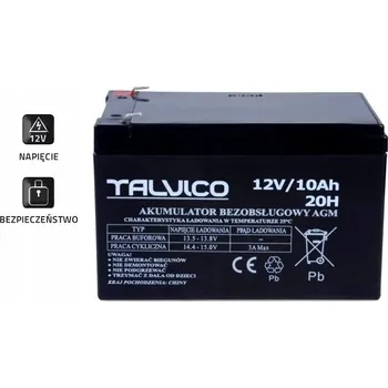 Záložní baterie Gelový akumulátor AGM 12V 10Ah
