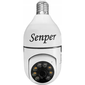 Špionážní kamera v žárovce draVires WiFi žárovka E27 otočná, monitoring