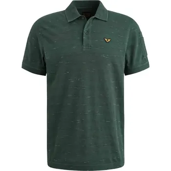 Pánské tričko PME Legend Polo Jacquard Polo Tričko Zelené M
