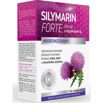 Přírodní produkt Natur produkt Silymarin forte 250 mg + vitamin D 40 tbl.