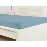 Jersey prostěradlo ALVORA 180x200 cm světle modré