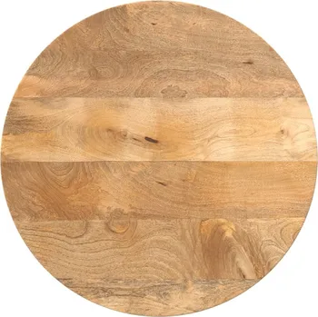 Stolová deska OMAXI Stolní deska Ø 40 x 2,5 cm kulatá masivní mangovníkové dřevo 087859