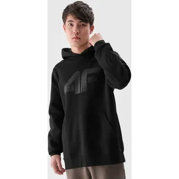 Pánská mikina Pánská mikina 4F 4FWMM00TSWSM1766 DEEP BLACK L