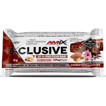 Amix Exclusive Protein Bar Dutch Chocolate, 40g