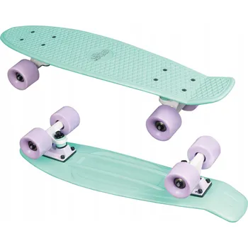 Skateboard Muuwmi NoRules Skateboard ABEC 5 FUN mátovo fialový